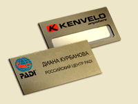 Варианты бейджей пластиковых
