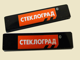 Панели на черном оргстекле.